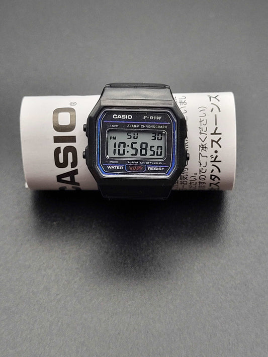 Casio F-91 W-1 Ring - JDM - Red Robin Watches