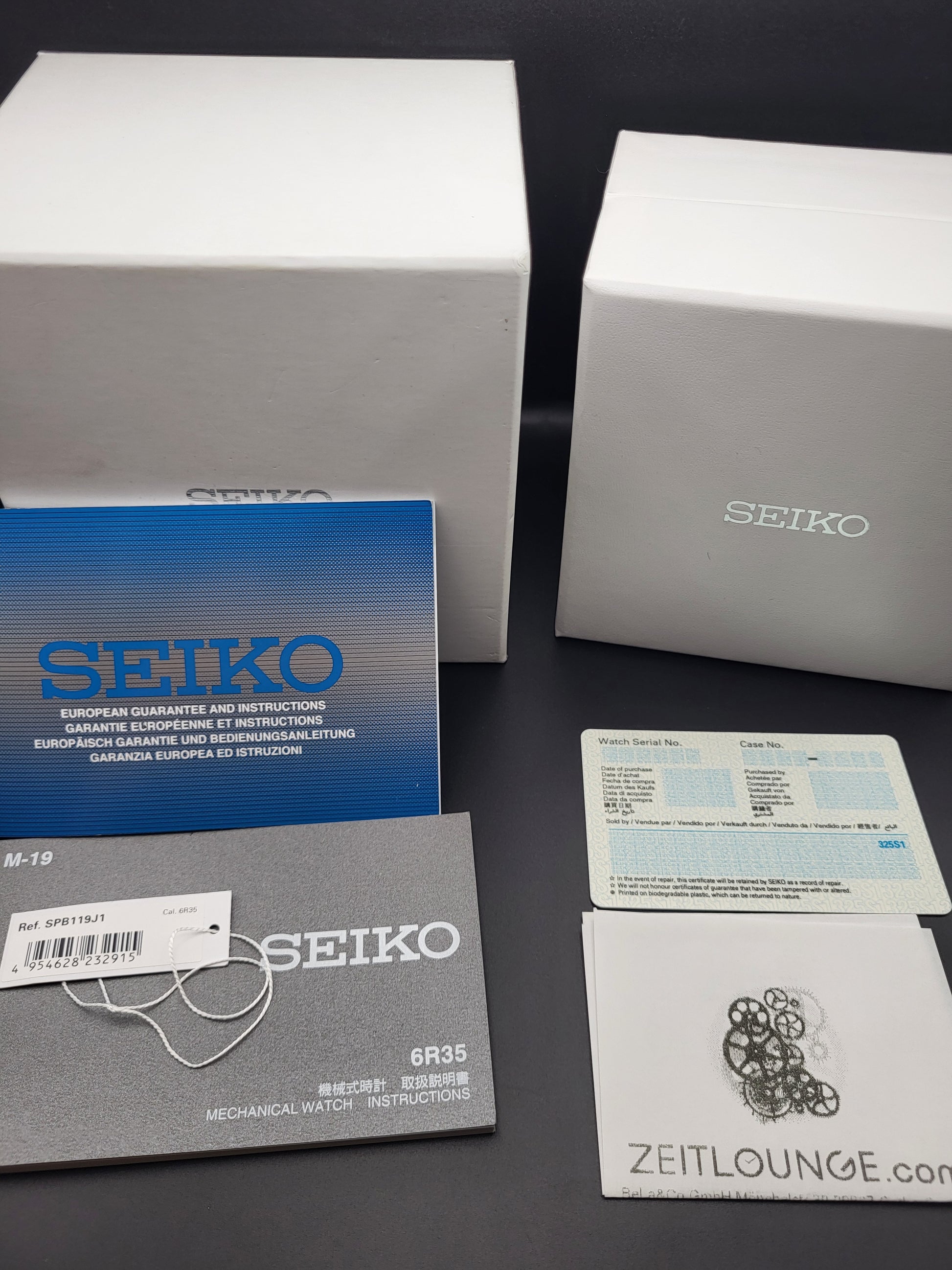 Seiko Alpinist 'Ghost' SPB119J1 - Prospex  - Full Set! - Red Robin Watches