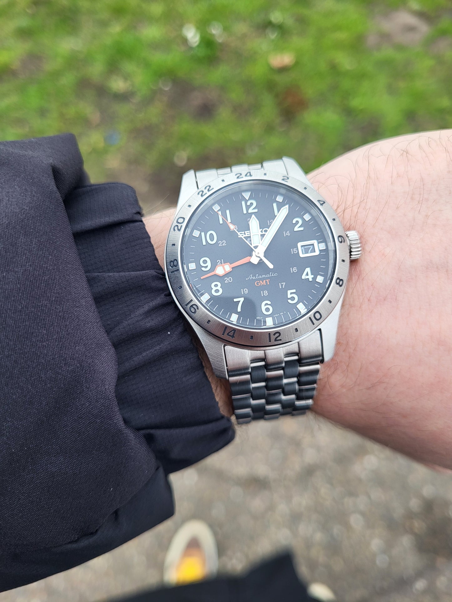 Seiko 5 GMT - Ref. SSK023K1 - Full Set - Nieuwe Release! - Red Robin Watches