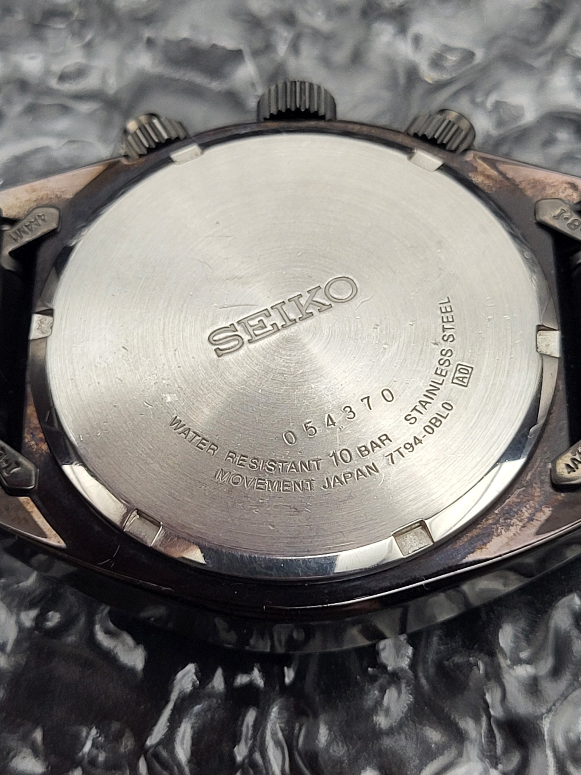 Seiko 7T94-0BL0 Chronograph - Red Robin Watches