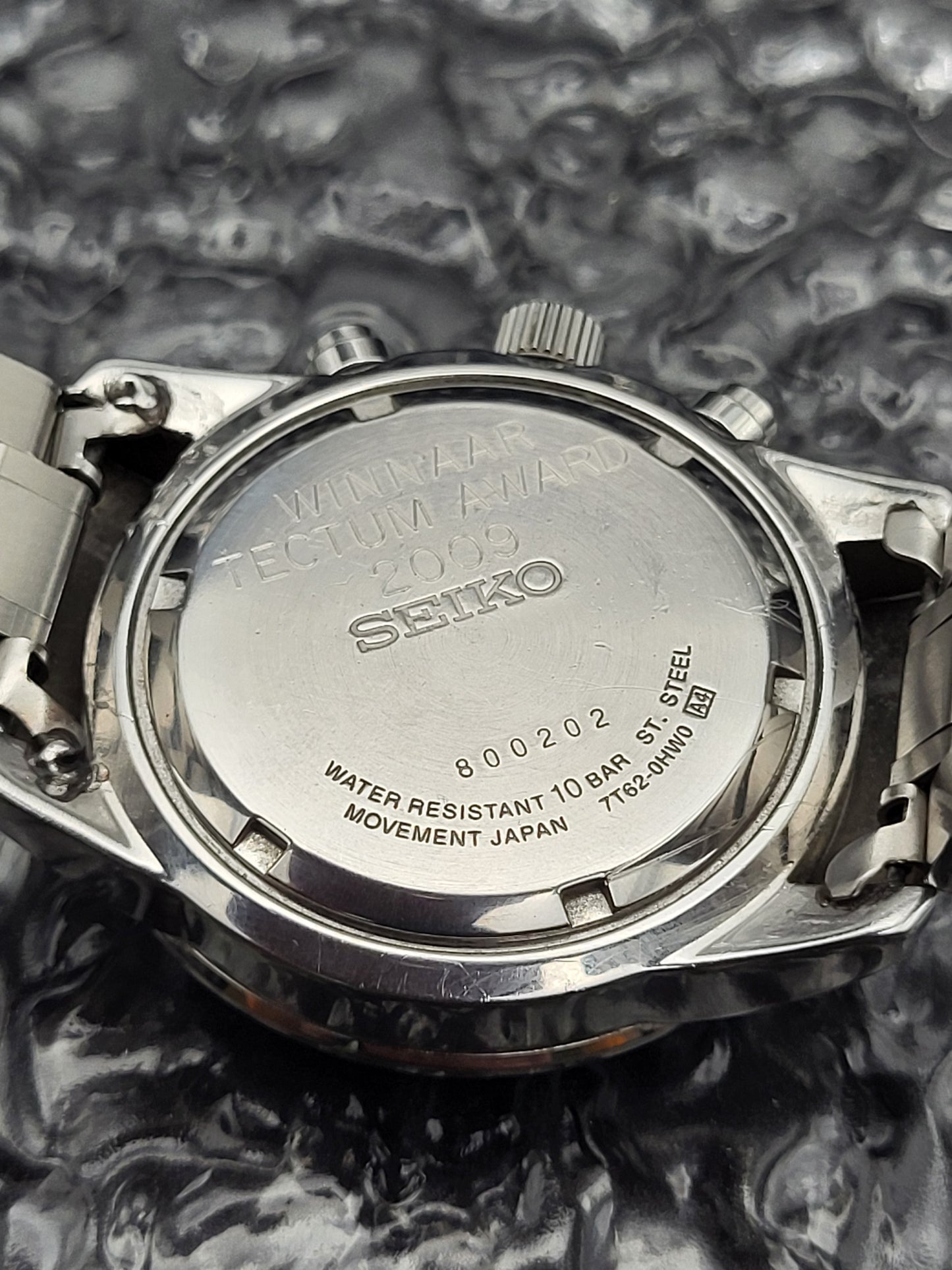 Seiko 7T62-0HW0 Chronograaf - Quartz - Alarm Date - Red Robin Watches