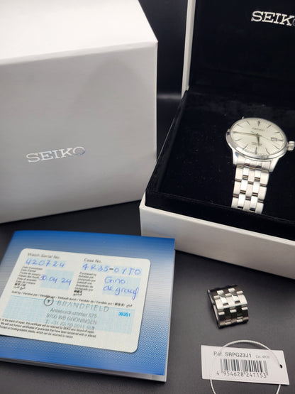 Seiko Cocktail Time SRPG23J1 'Martini' - Full Set - Red Robin Watches