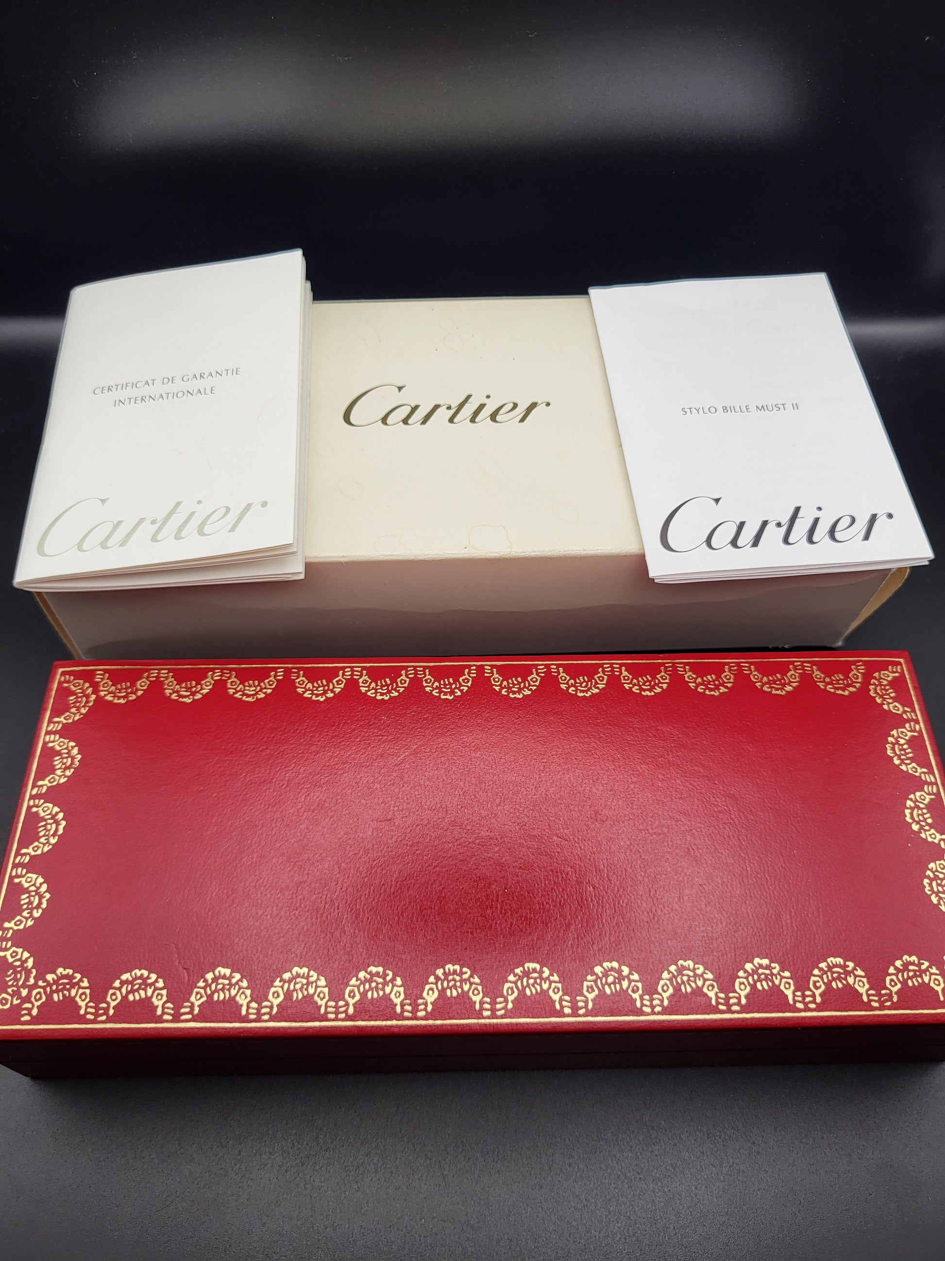 Must de Cartier Santos - Balpen - Full Set - Red Robin Watches