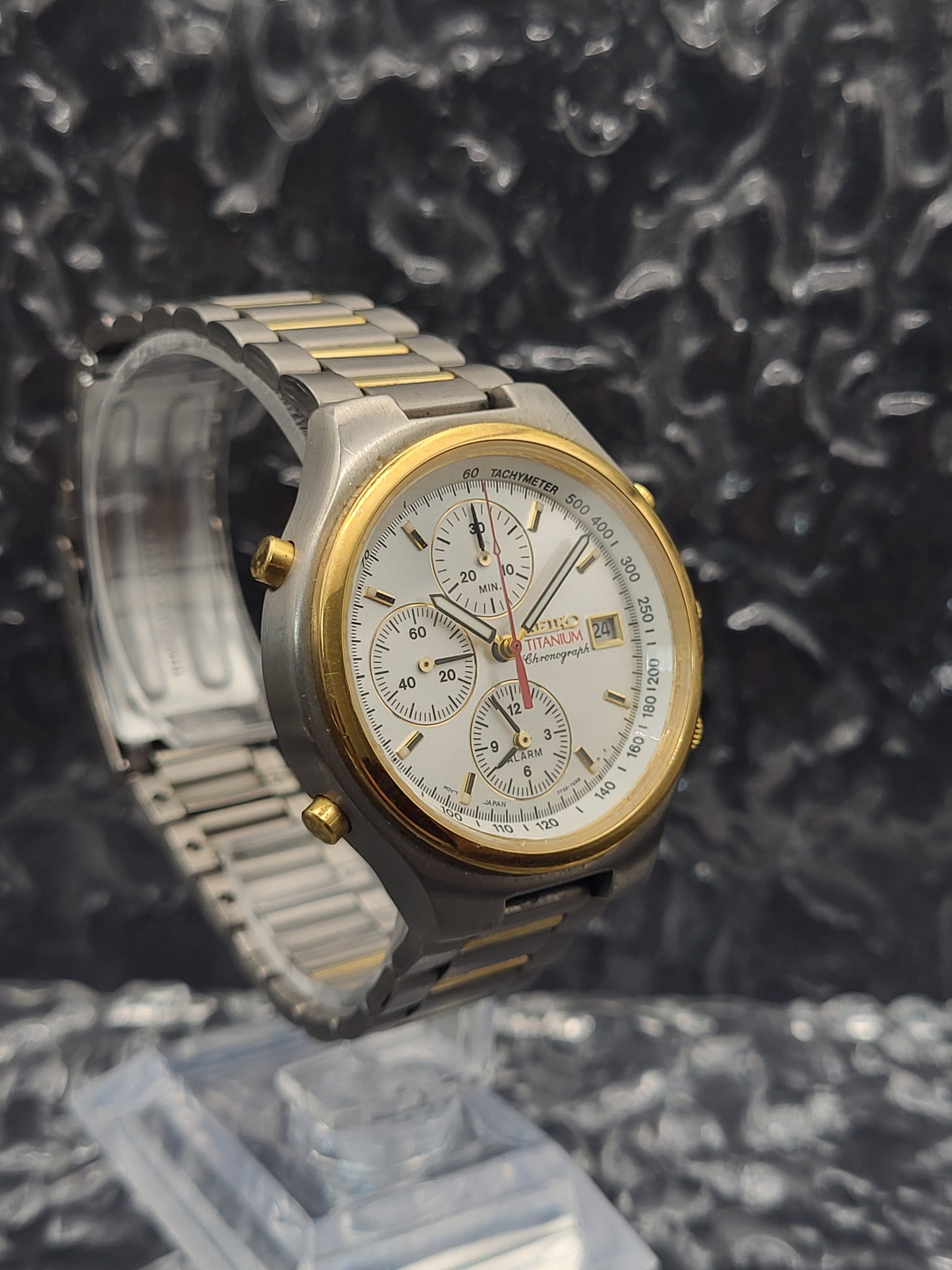 Seiko Titanium Chronograaf - 7T32-7D00