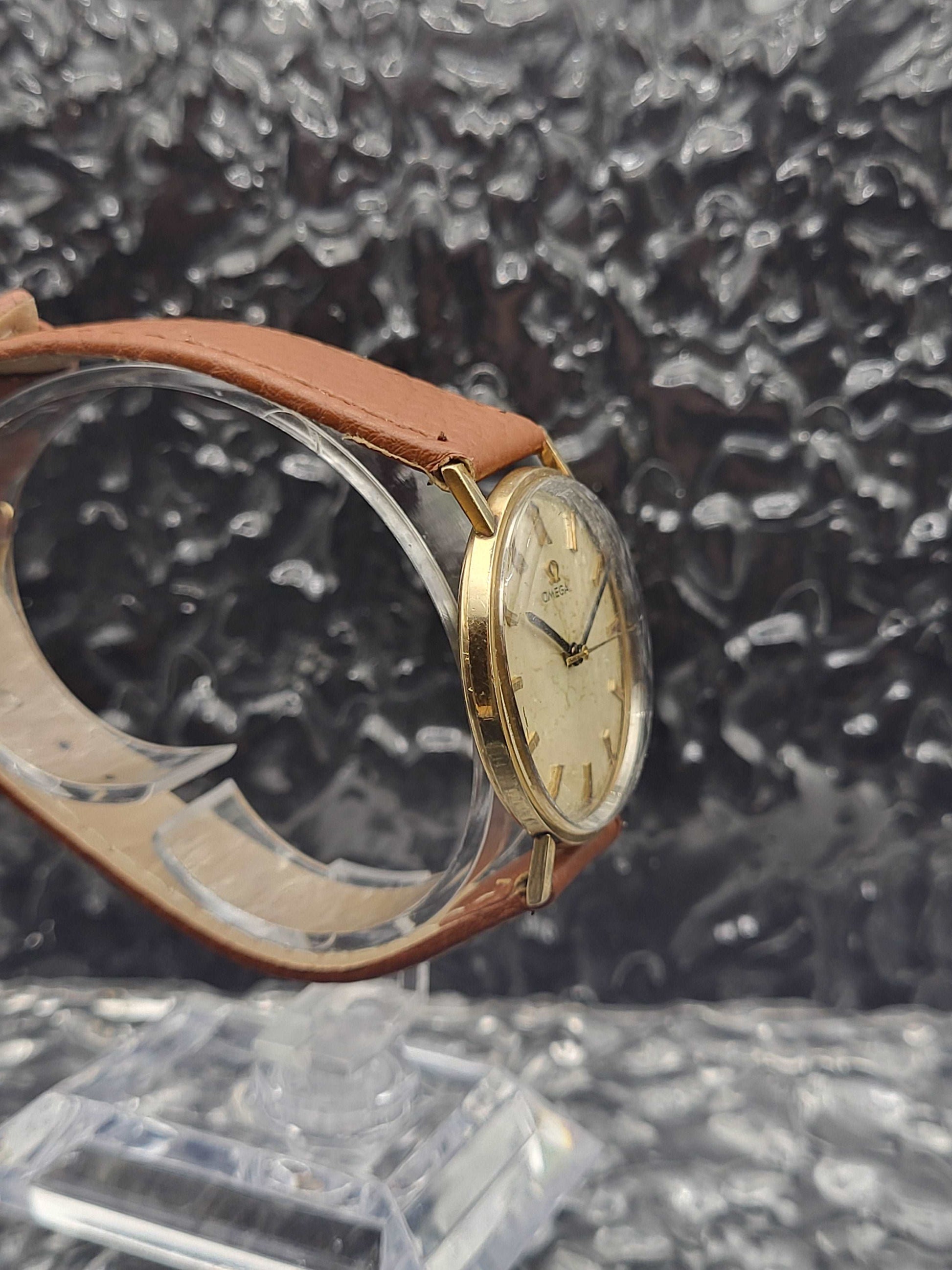 Omega Cal. 601 - Ref. P6313 - 10k GF - Patina - Handwinder - Red Robin Watches