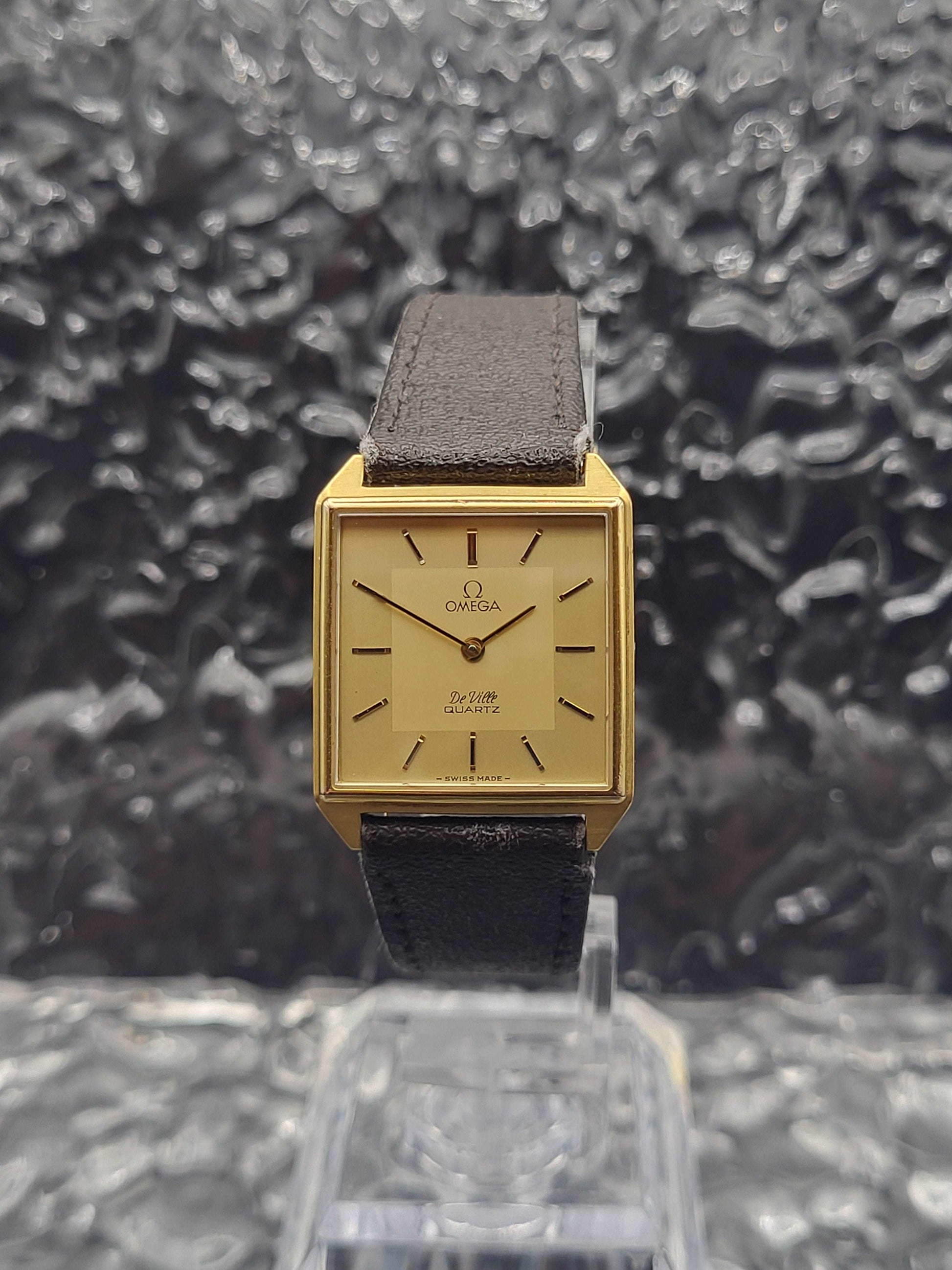 Omega DeVille - Ref. 591.0087 - Cal. 1365 - Quartz - Gold Plated - Red Robin Watches