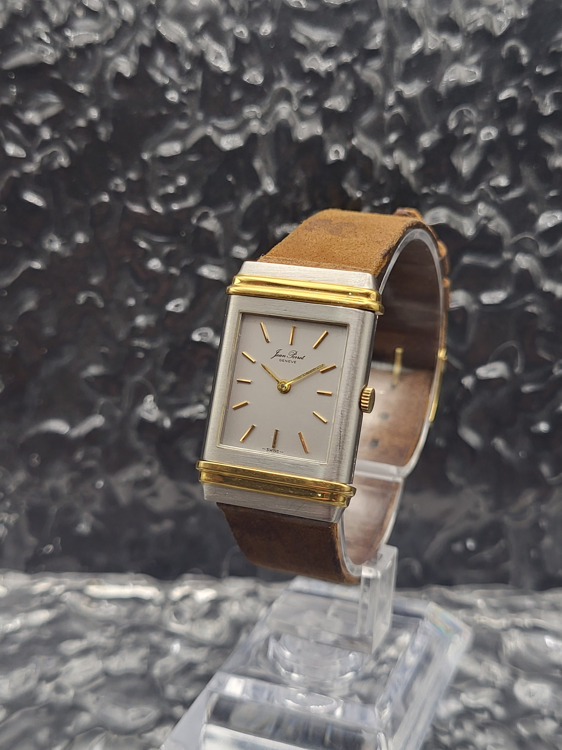 Jean Perret Geneve Reverso - Ref. 1738 - Swiss Made - Quartz - Red Robin Watches